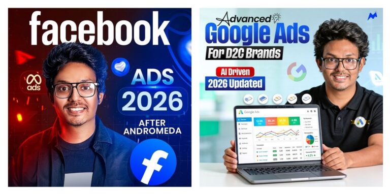 Facebook Ads 2026 + Google Ads 2026 Bundle | Weekly 3 Live Support Classes